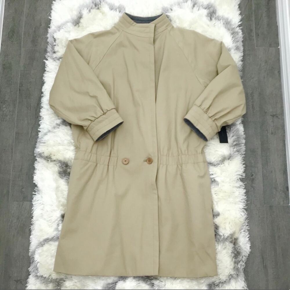 Marc by Marc Jacobs Light Taupe 3/4 Trench Coat - Picture 3 of 11